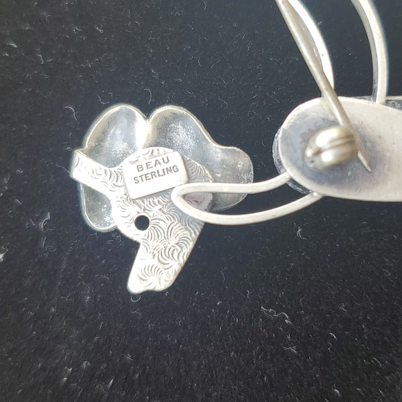 Vintage, retro, mid century Beau  sterling silver poodle pin/brooch - Picture 4 of 9